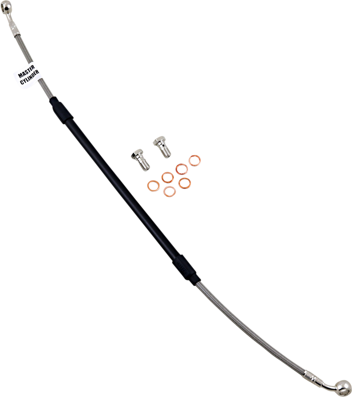 GBRAKES FK003D217R Stainless Steel Braided Brake Line Kit
