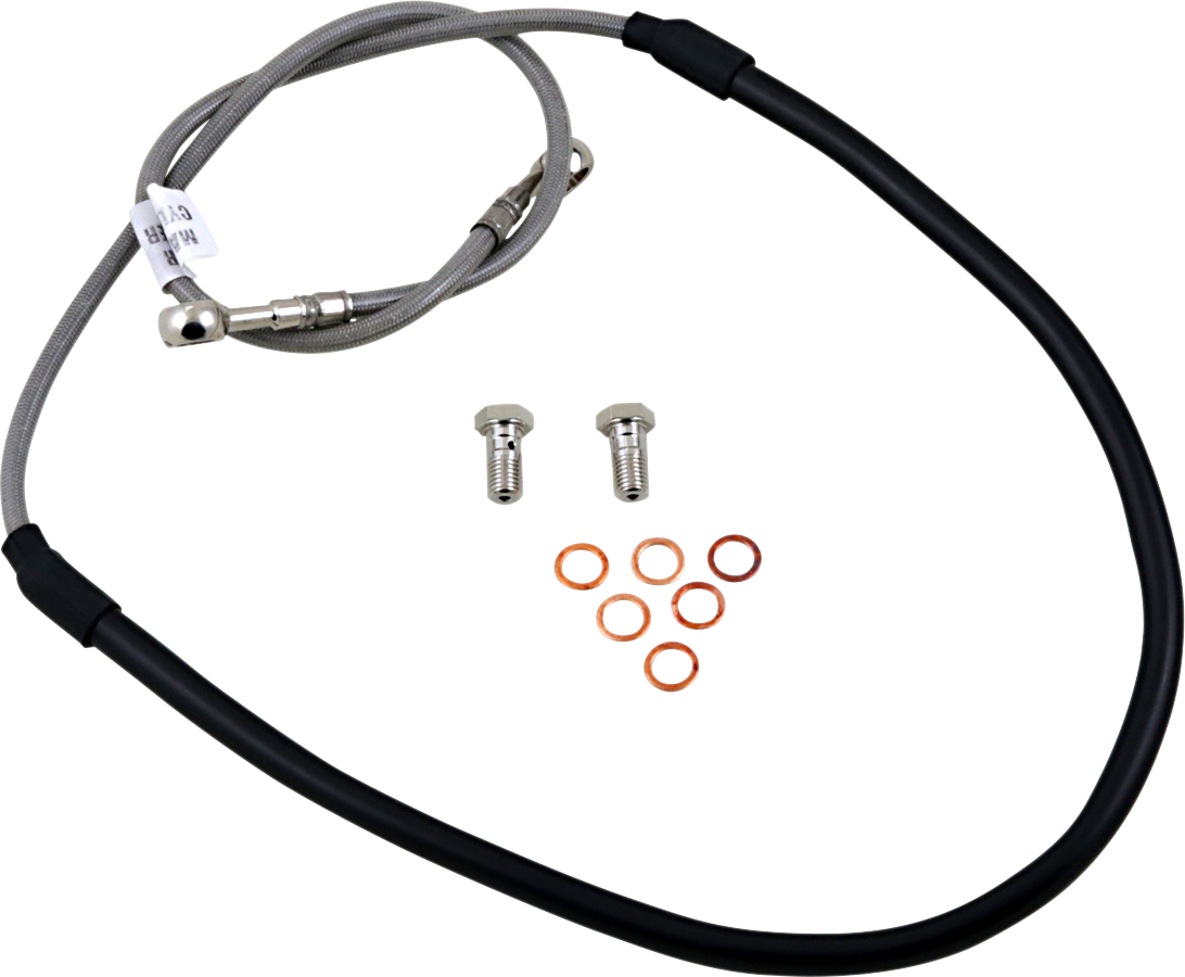 GBRAKES Stainless Steel Braided Brake Line Kit FK003D317-1