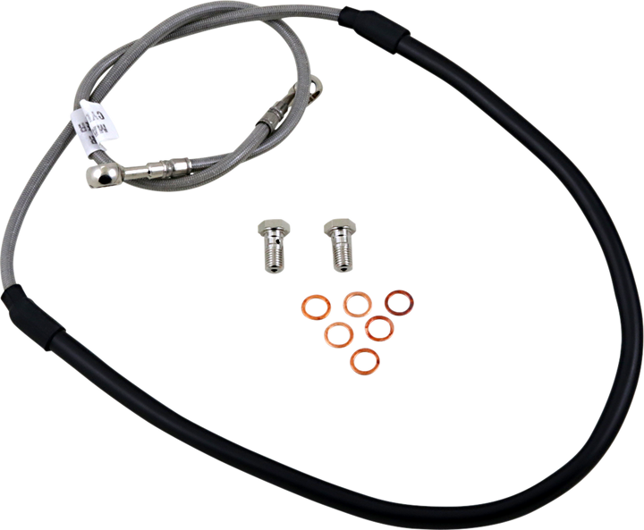 GBRAKES Stainless Steel Braided Brake Line Kit FK003D317-1