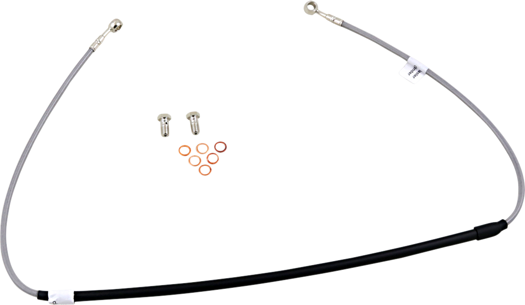 GBRAKES FK003D344CR Stainless Steel Braided Brake Line Kit