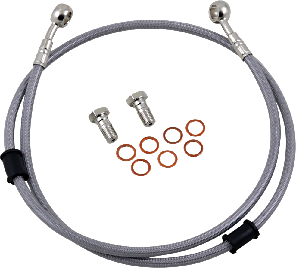 GBRAKES Stainless Steel Brake Line Kit FK003D614-1