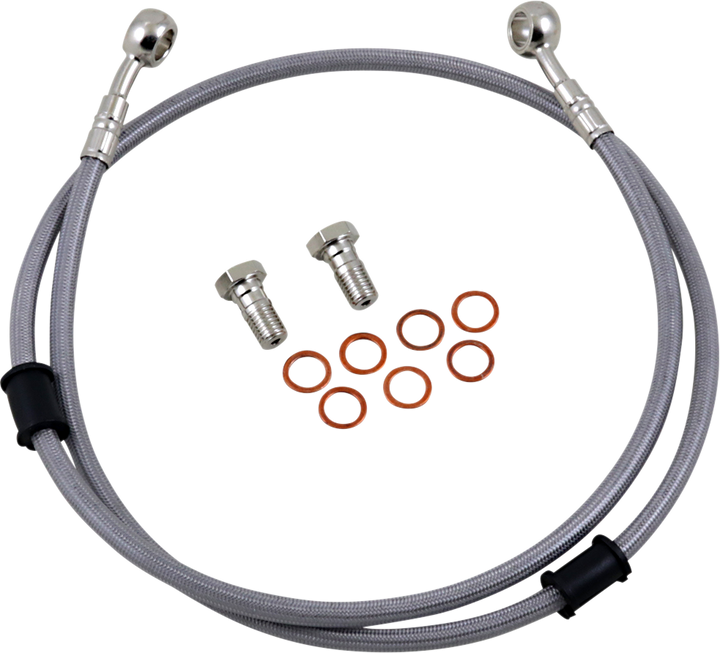 GBRAKES Stainless Steel Brake Line Kit FK003D614-1