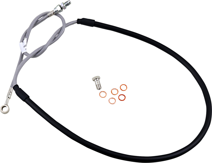 GBRAKES Stainless Steel Braided Brake Line Kit FK003D893-1