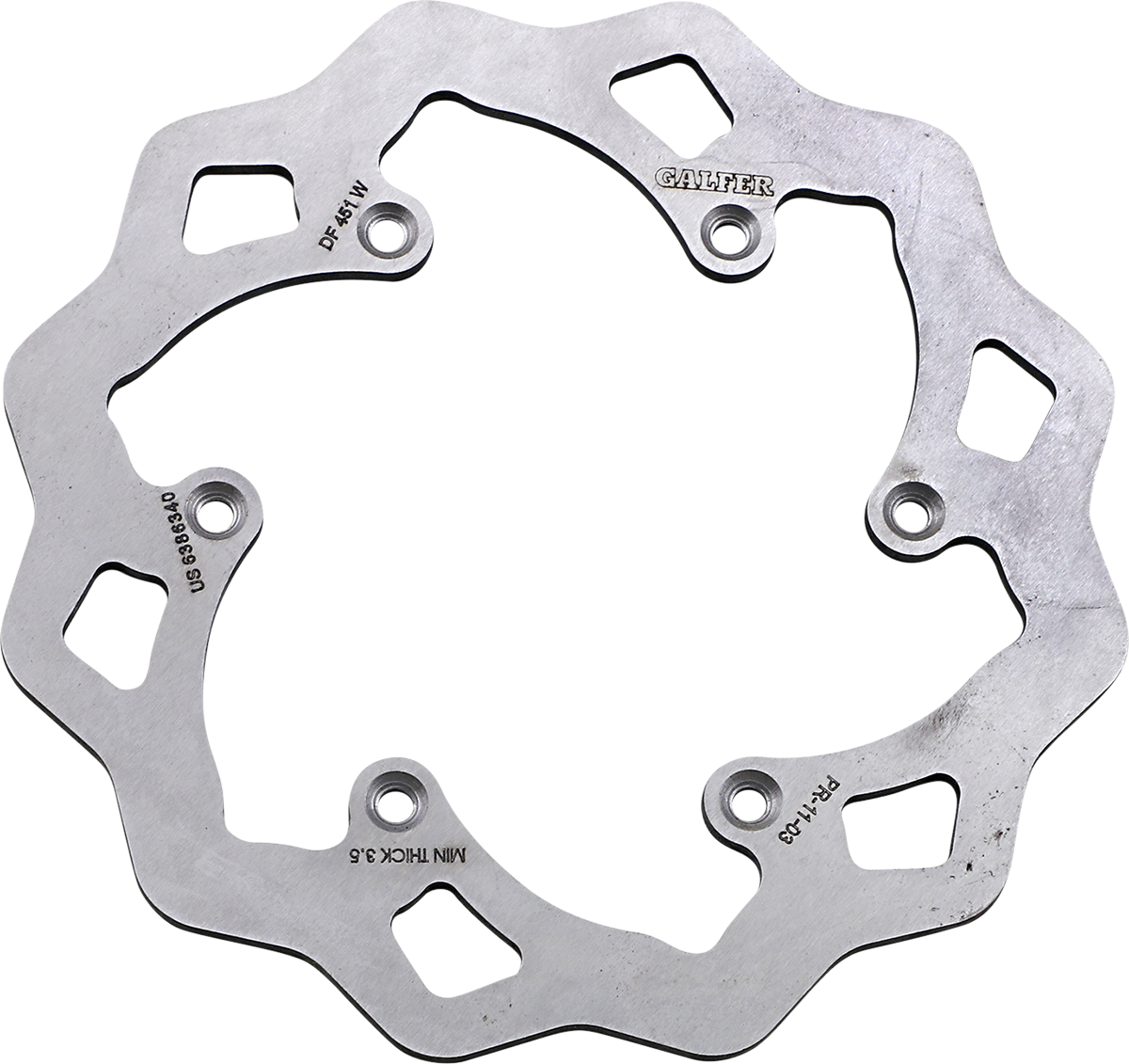 Galfer DF451W Rear Brake Rotor for Yamaha Motorcycles