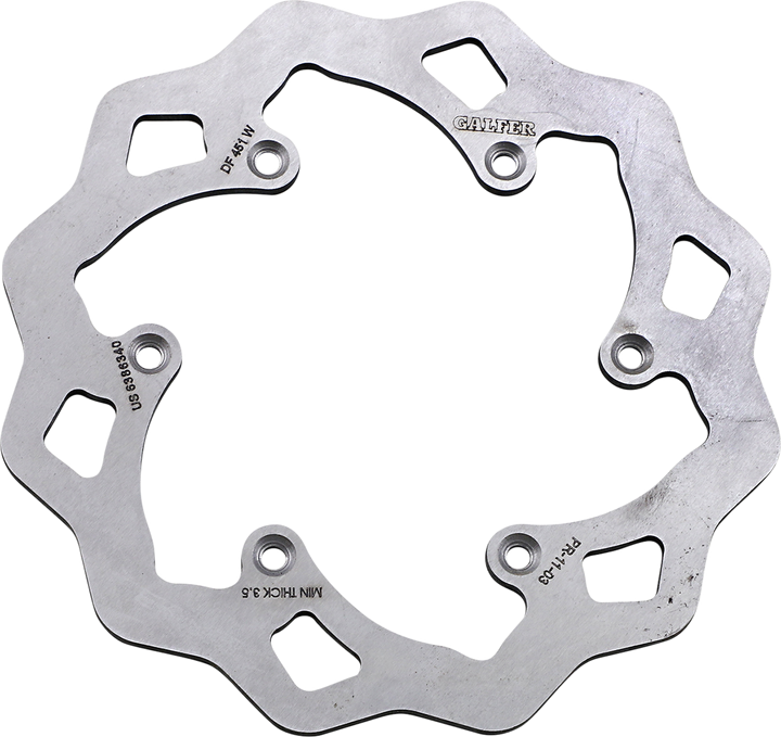 Galfer DF451W Rear Brake Rotor for Yamaha Motorcycles