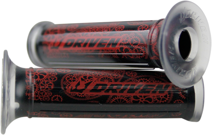DRIVEN RACING Bandana Grips - Red, Part Number D335 RD