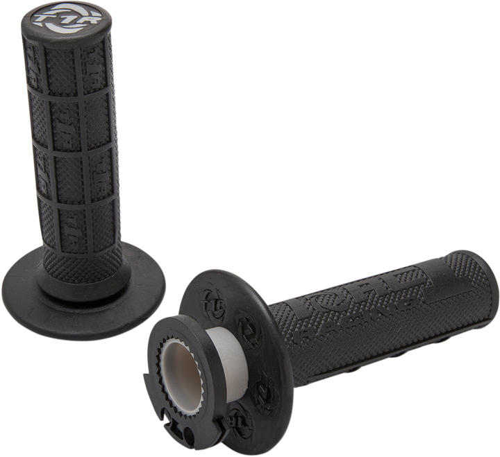 TORC1 Defy Lock-On Grips for 4-Stroke Motorcycles, Black - 3750-0207