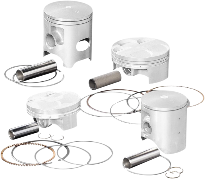 WISECO Piston Kit - 78.00 mm - 670 H.O. Engine Type - Ski-Doo 2433M07800