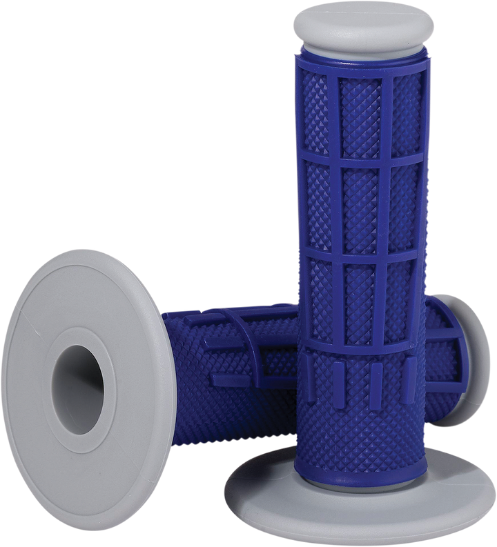 Moose Offroad Comp Diamond Half Waffle Motorcycle Grips, Blue, Part Number 1MG2315-UEM