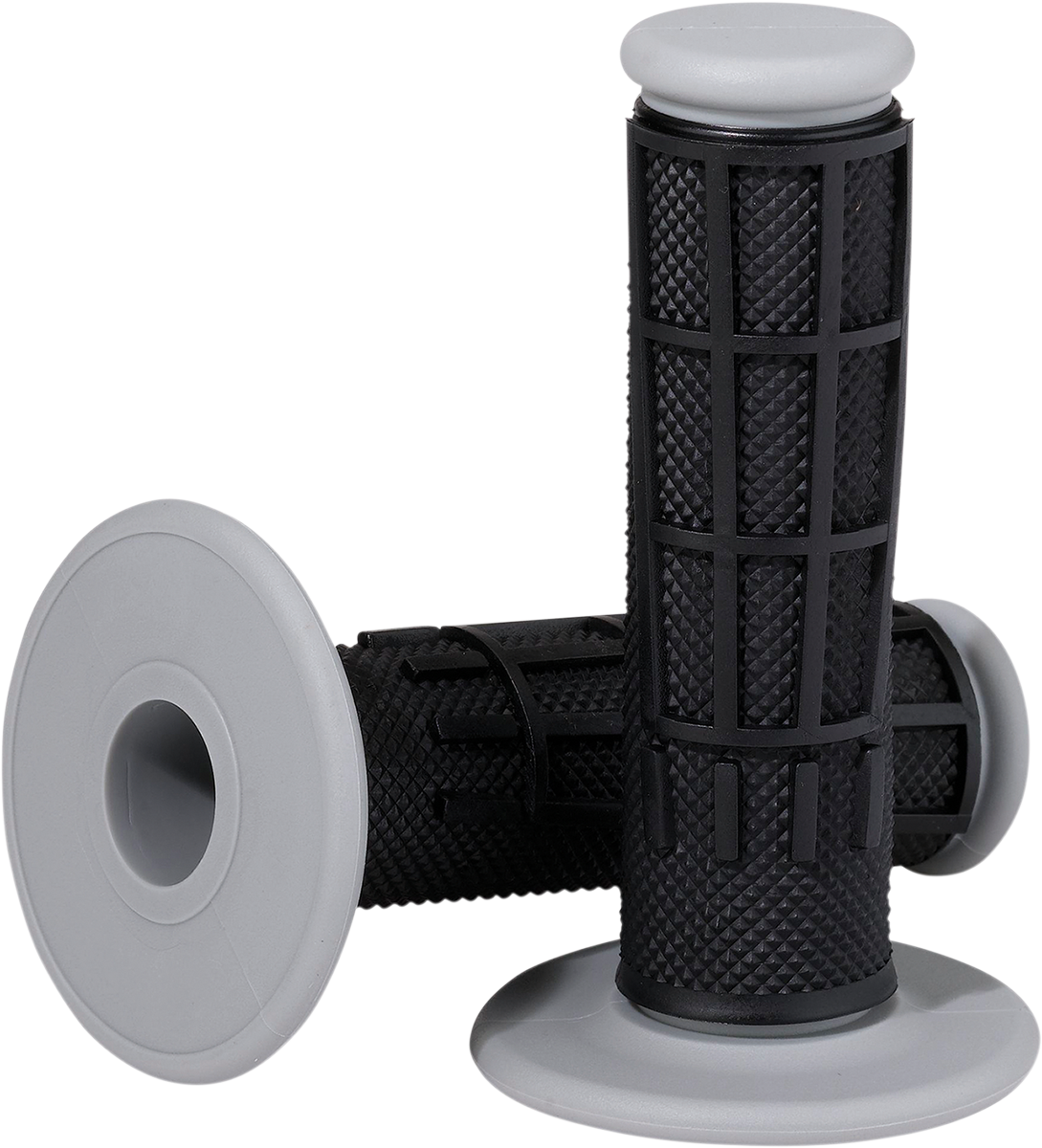 Moose Offroad Comp Diamond Half Waffle Motorcycle Grips, Black – 1MG2315-BEM