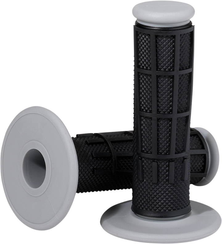 Moose Offroad Comp Diamond Half Waffle Motorcycle Grips, Black – 1MG2315-BEM