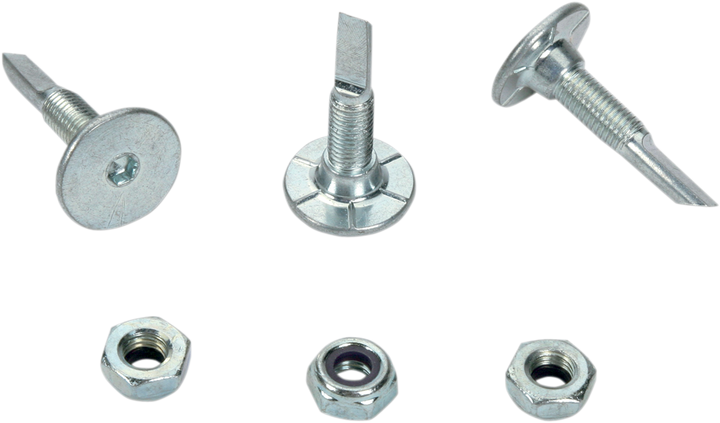 STUD BOY Assassins Push-Through Drag Studs with Standard Locknuts - Competition - 1.625" - 48 Pack 2466-P2