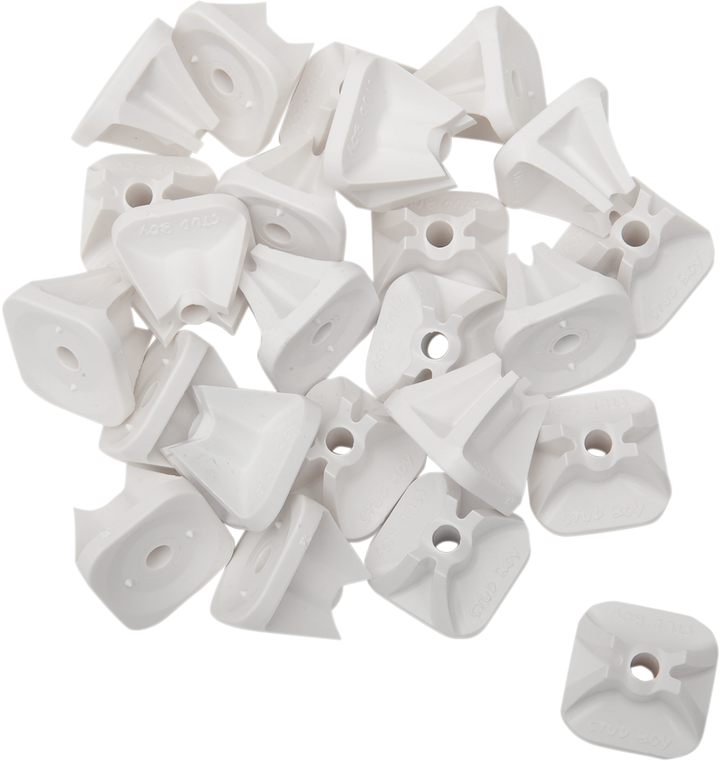 STUD BOY Pro Series Backing Plates - Single - White - 96 Pack 2513-P3-WHT