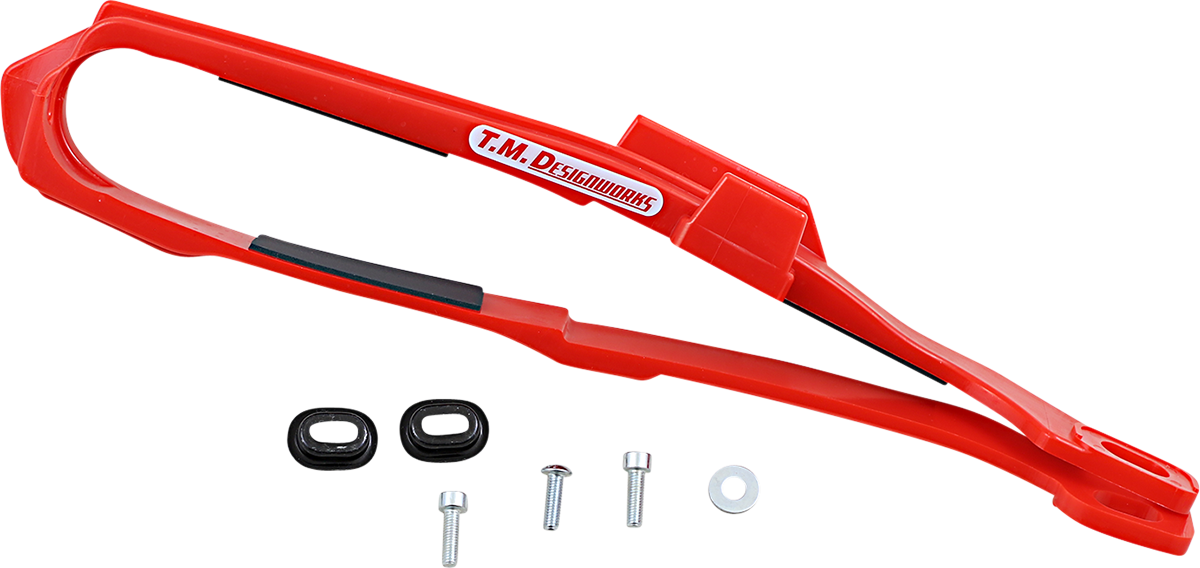 T.M. DESIGNWORKS DCS-H25-RD Chain Slider for Honda, Red