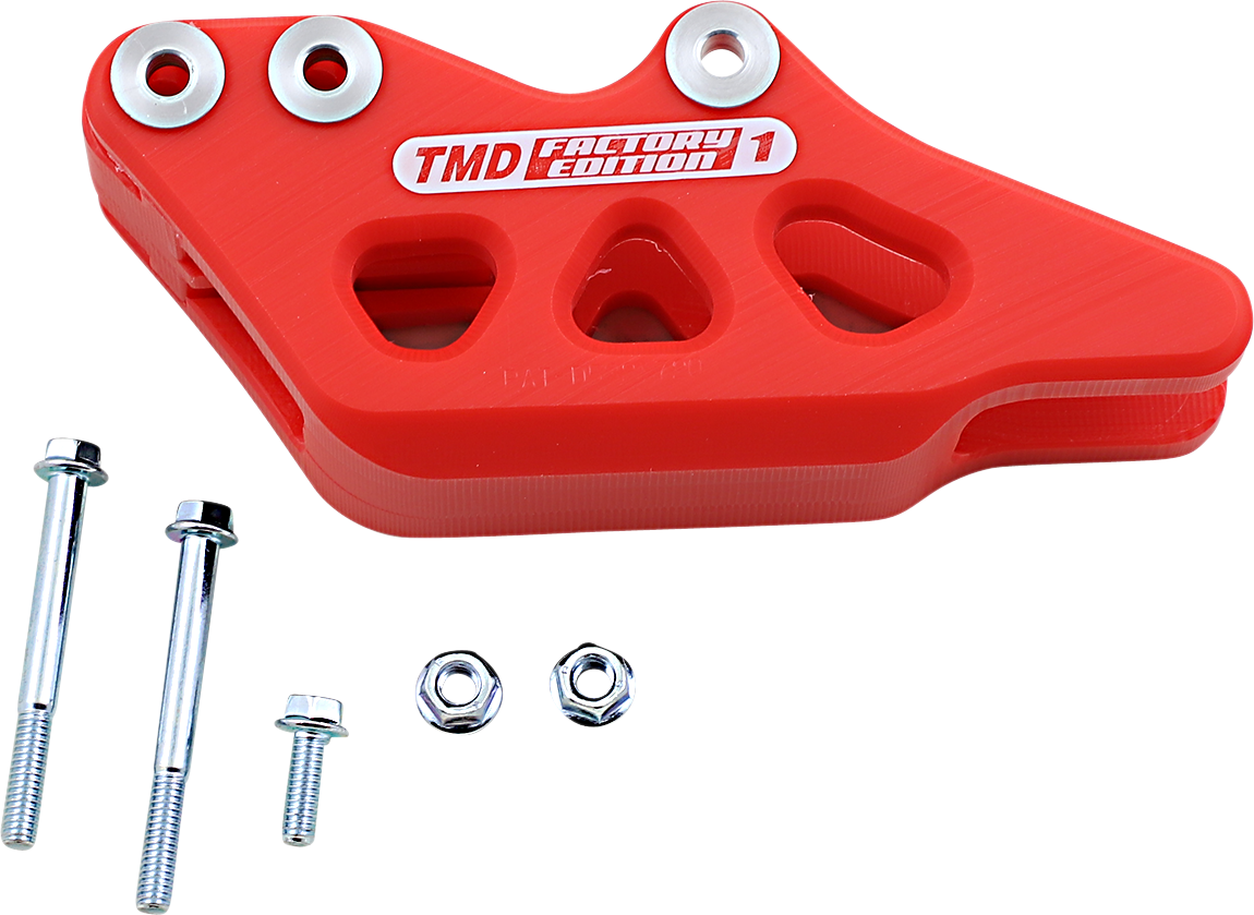 T.M. DESIGNWORKS RCG-CR2-RD Chain Guide, Red for Honda/TM
