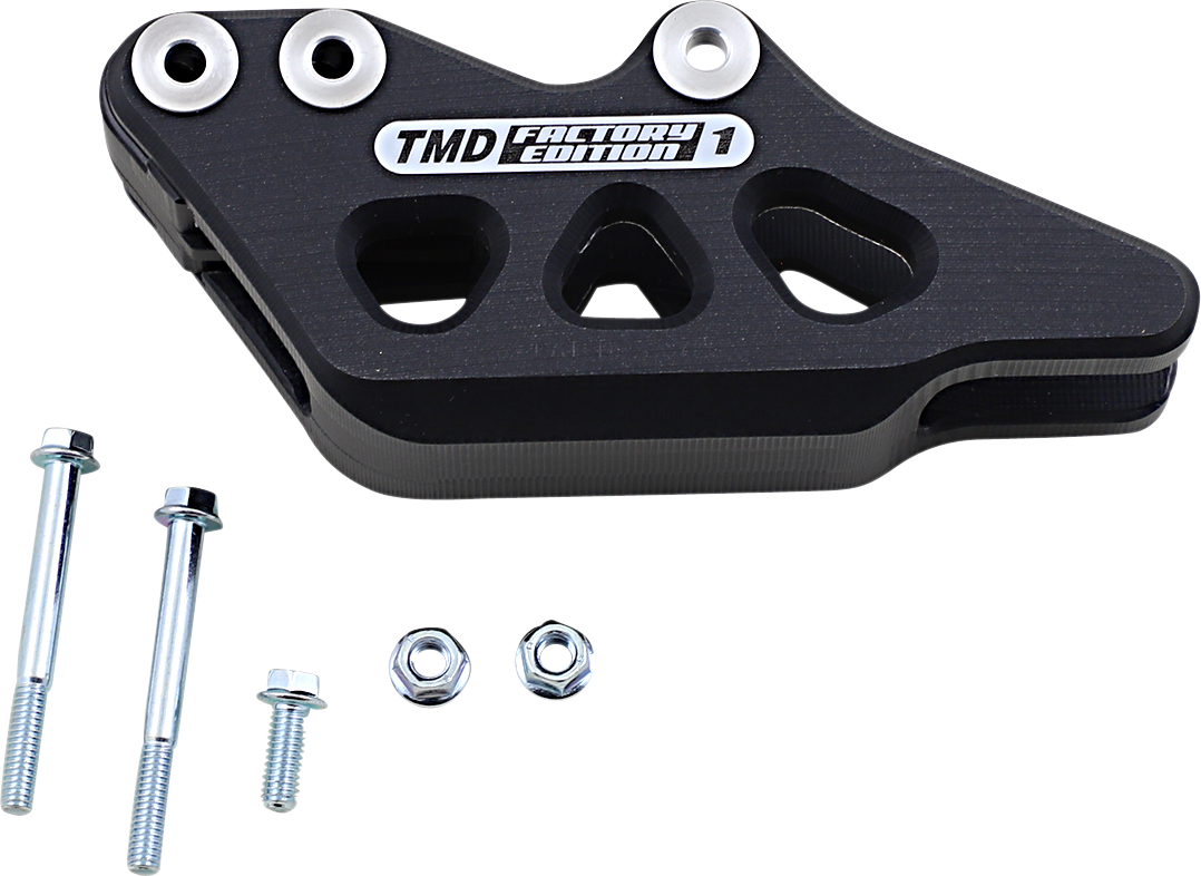 T.M. DESIGNWORKS RCG-CR2-BK Chain Guide, Black for Honda and TM