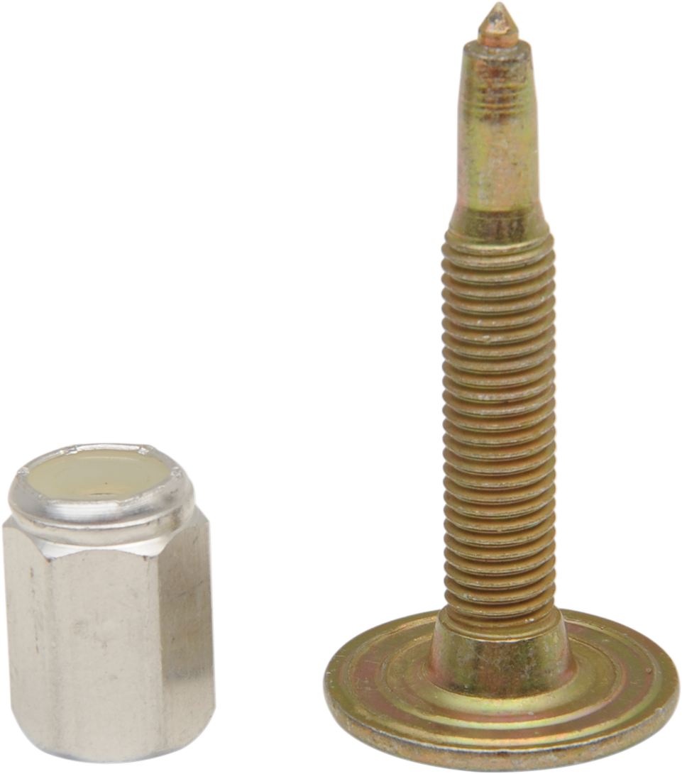 STUD BOY Power Point Carbide/Push-Through Studs with Power Tower Locknuts - 1.625" - 24 Pack 2267-P1