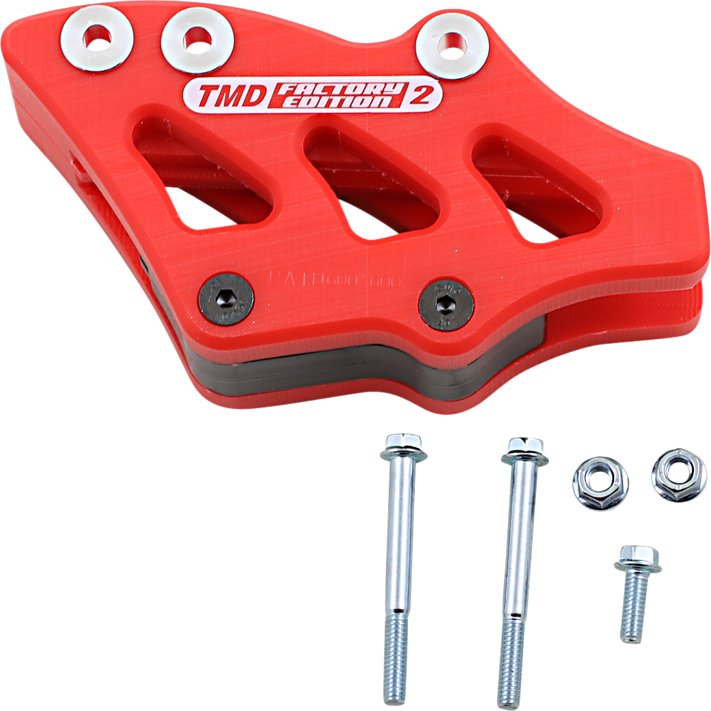 T.M. Designworks RCG-CR4-RD Red Chain Guide for Honda