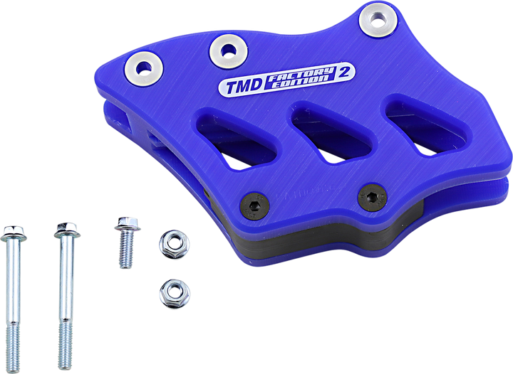 T.M. Designworks RCG-SY2-BU Blue Chain Guide for Suzuki and Yamaha
