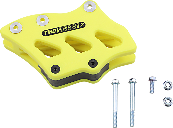 T.M. Designworks RCG-SY2-YL Chain Guide, Yellow for Suzuki and Yamaha