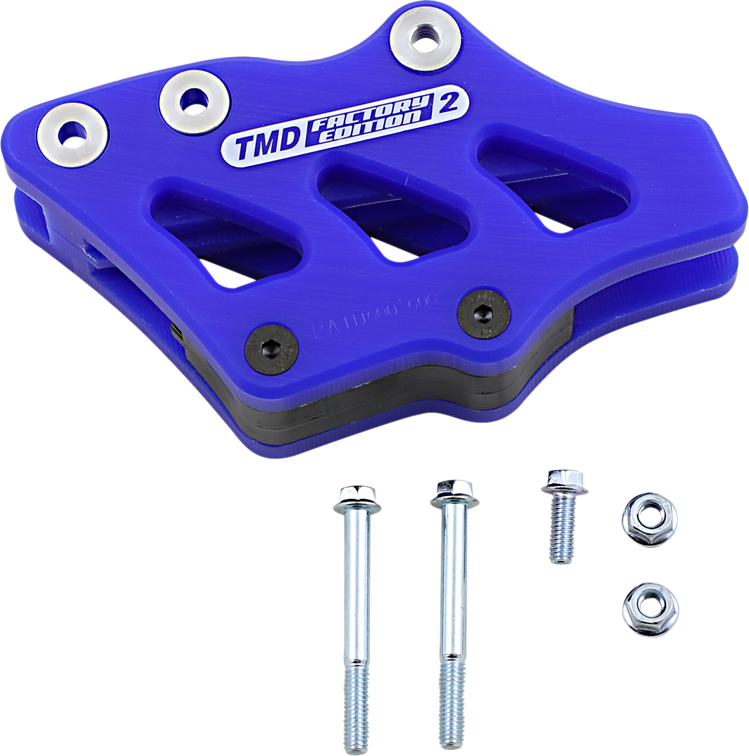 T.M. Designworks RCG-YZ3-BU Blue Chain Guide for Yamaha