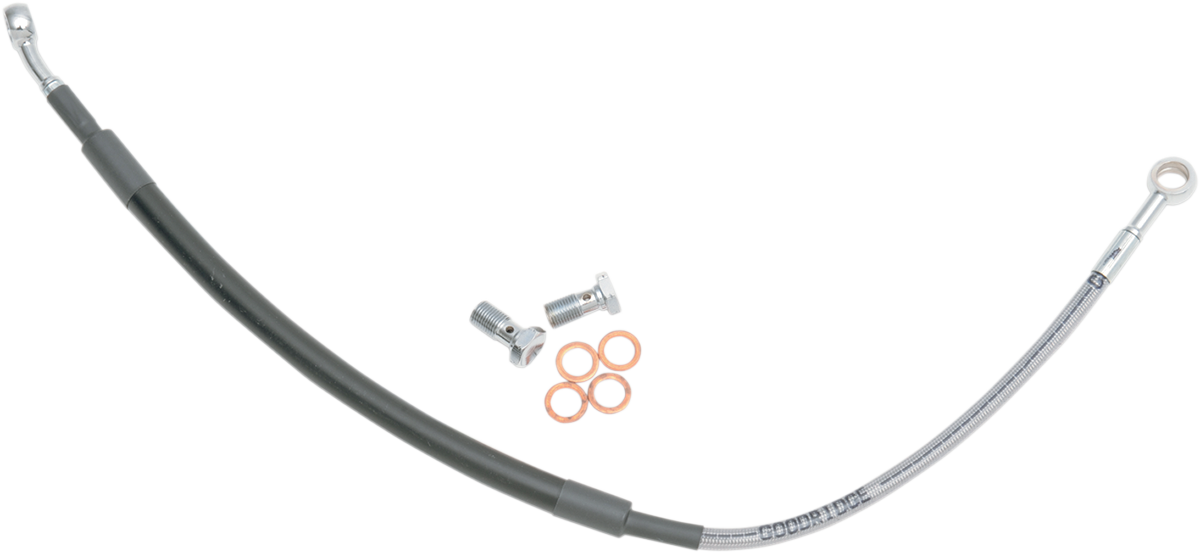 Goodridge 62002BK Xtreme Front Brake Line Kit for Kawasaki