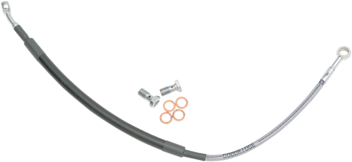 Goodridge 62002BK Xtreme Front Brake Line Kit for Kawasaki