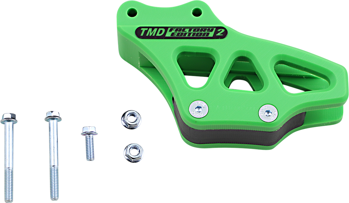 T.M. DESIGNWORKS RCG-KA85-GR Chain Guide for Kawasaki - Green