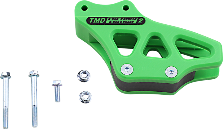 T.M. DESIGNWORKS RCG-KA85-GR Chain Guide for Kawasaki - Green