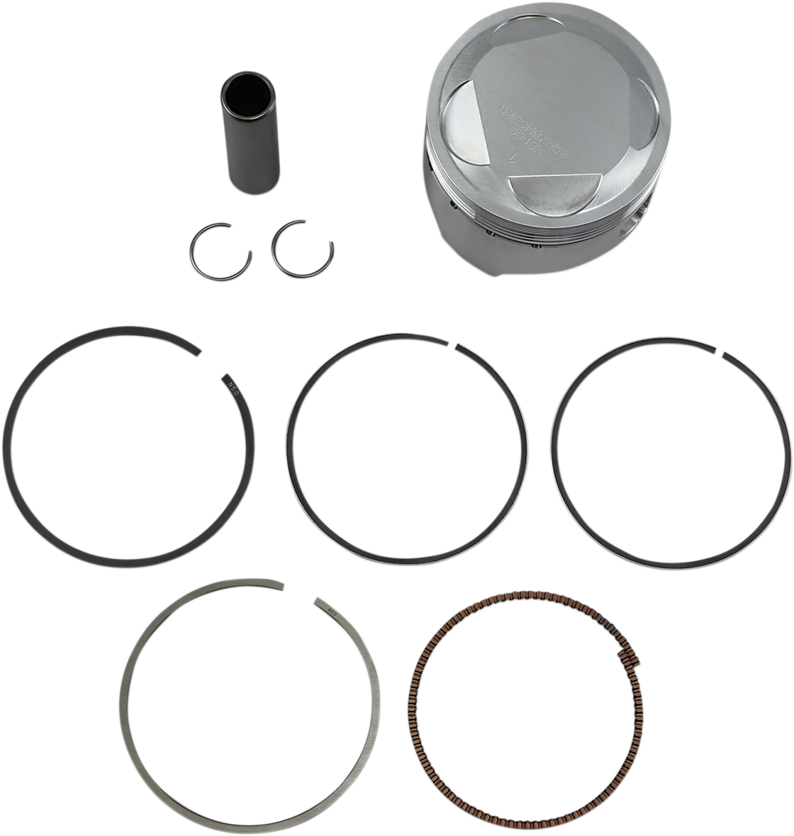 WISECO 4329M07600 Piston Kit, 3.0 in Bore, Honda 4-Stroke Engines