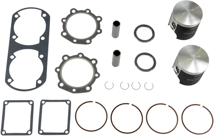 WISECO Piston Kit with Gaskets - 72.50 mm - Yamaha SK1036