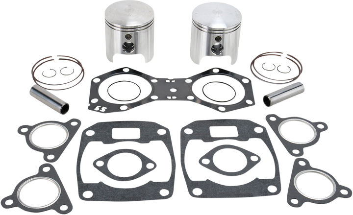 WISECO Piston Kit with Gaskets - 73.50 mm - Fuji Engine Type - Polaris SK1306