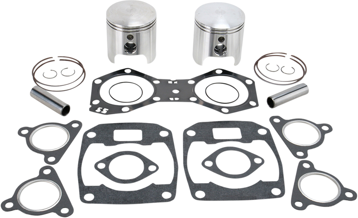 WISECO Piston Kit with Gaskets - 74.00 mm - Fuji Engine Type - Polaris SK1307