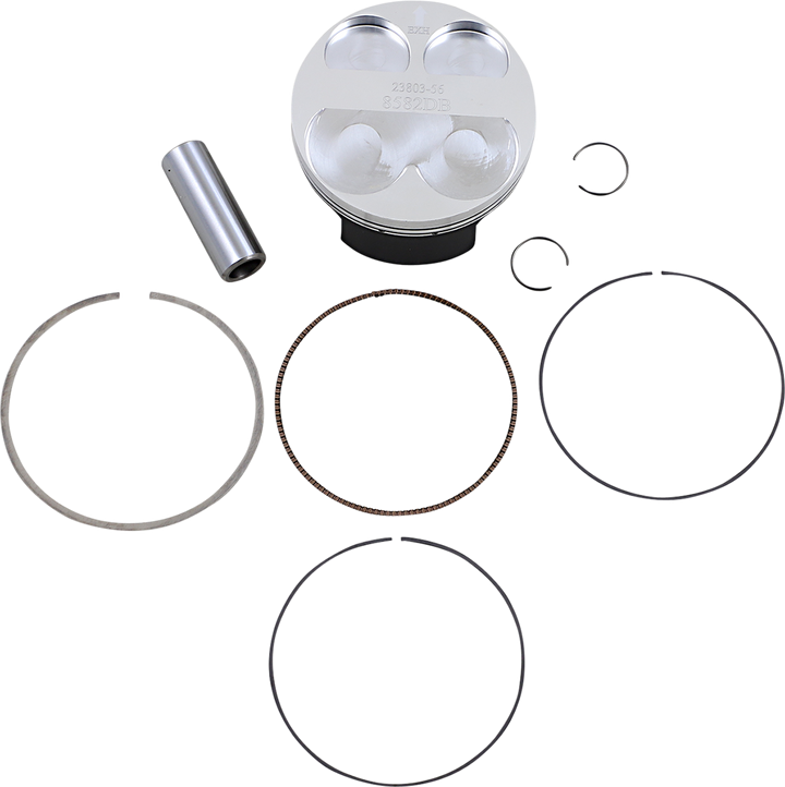 Wossner 8582DB Piston Kit, 76.97 mm for Kawasaki and Suzuki