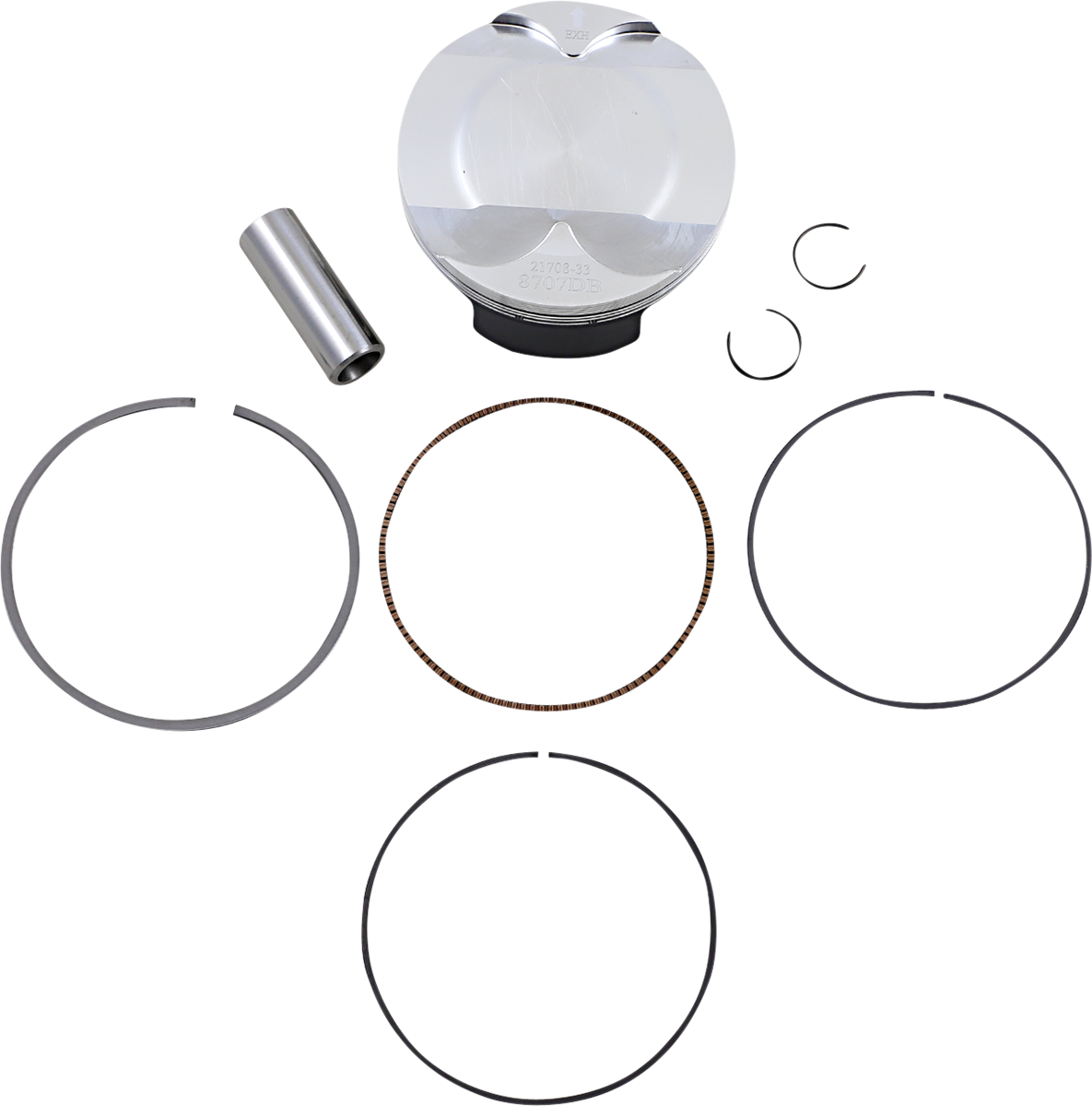 Wossner 8707DB Piston Kit, 94.96 mm for Husaberg and KTM