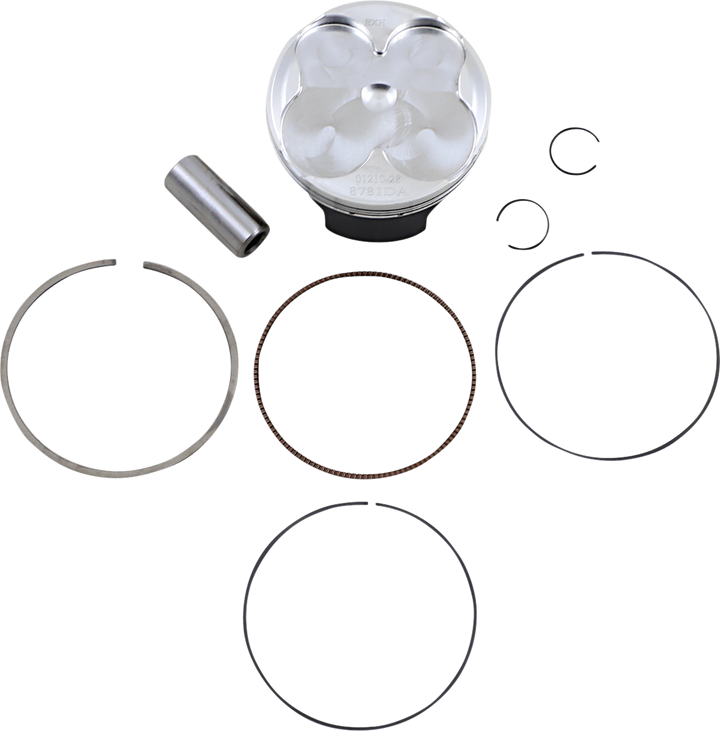 Wossner 8781DA Piston Kit for Suzuki, 76.96 mm
