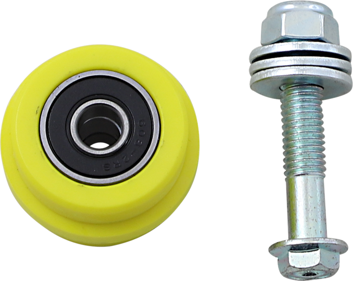 T.M. DESIGNWORKS Powerlip Chain Roller Yellow PLR-212-YL for Suzuki, TM, and Yamaha