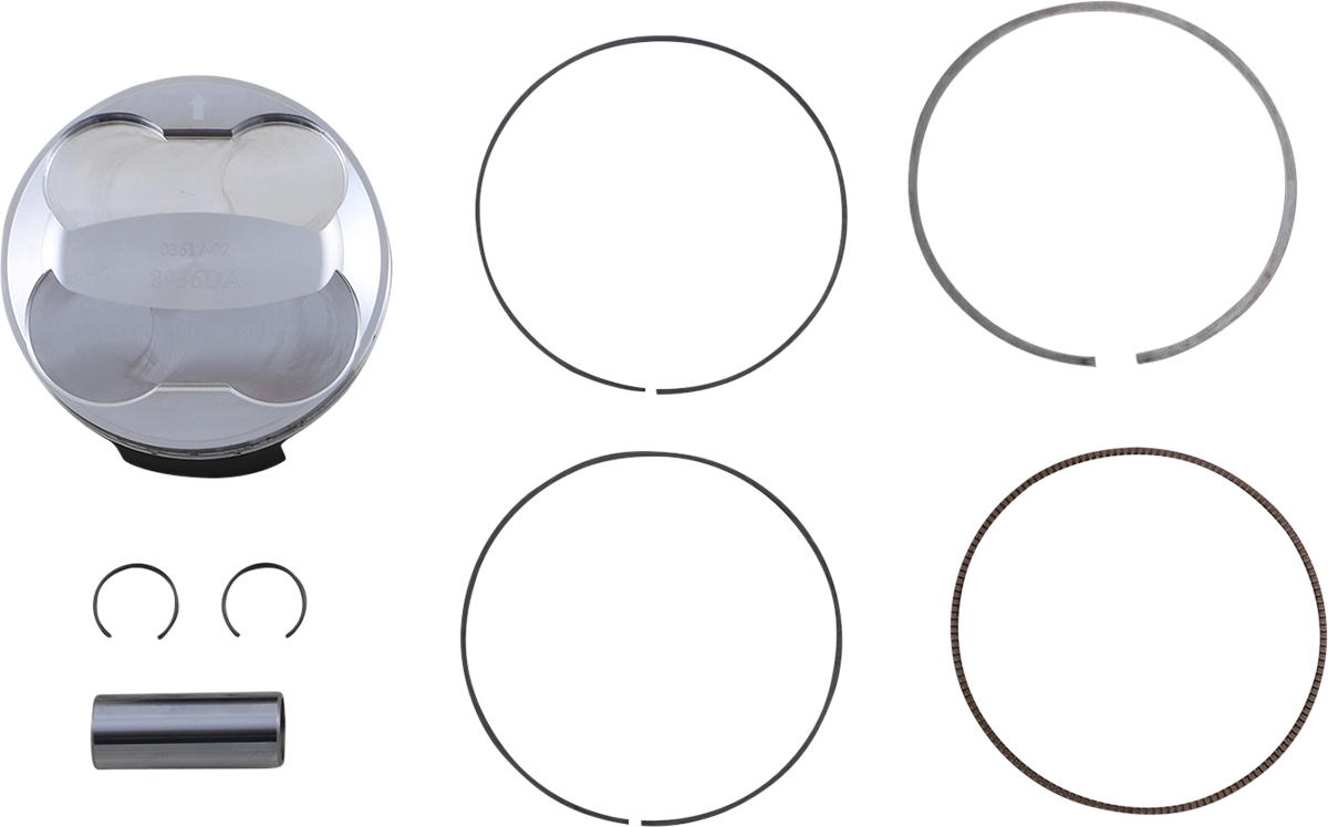 Wössner 8936DA Piston Kit, 95.95 mm, for Honda