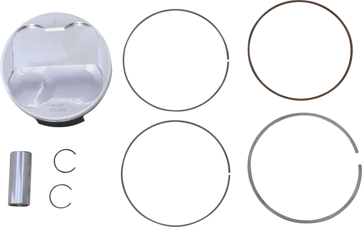 Wossner 8937DA Piston Kit for Honda, 95.95 mm