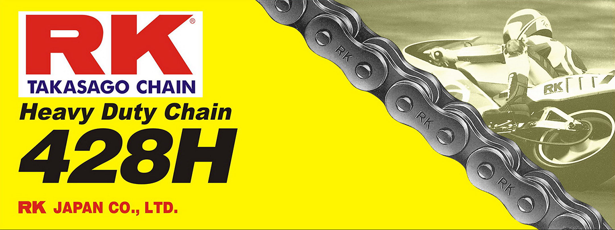 RK M428 Standard Roller Chain, 112 Links – M428-112