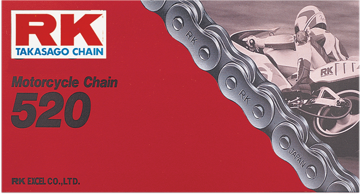 RK M520-90 Standard Drive Chain, 90 Links