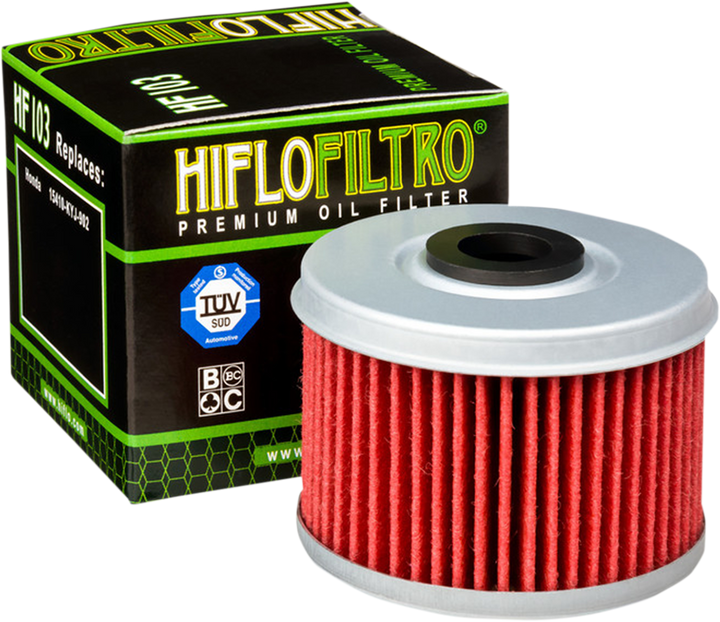 HIFLOFILTRO HF103 Premium Oil Filter for Honda