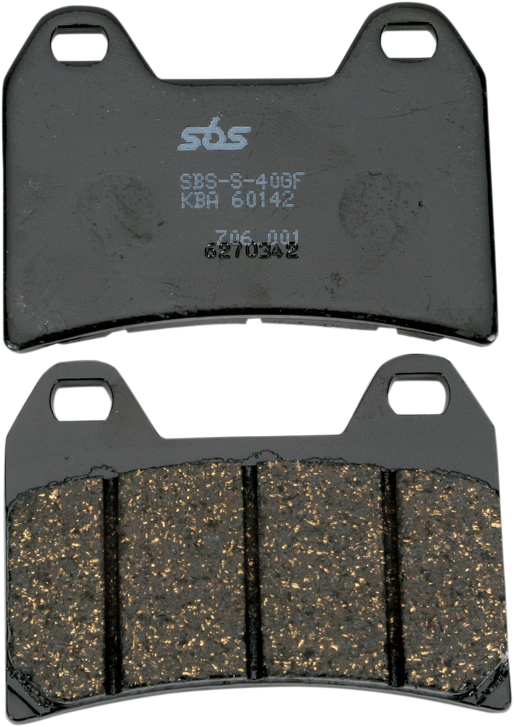 SBS 706HF HF Brake Pads for Motorcycles