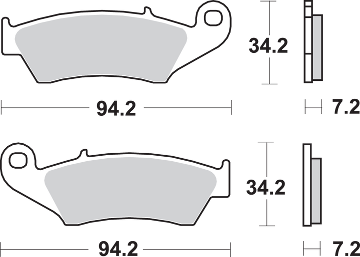 SBS 694HF HF Ceramic Motorcycle Brake Pads