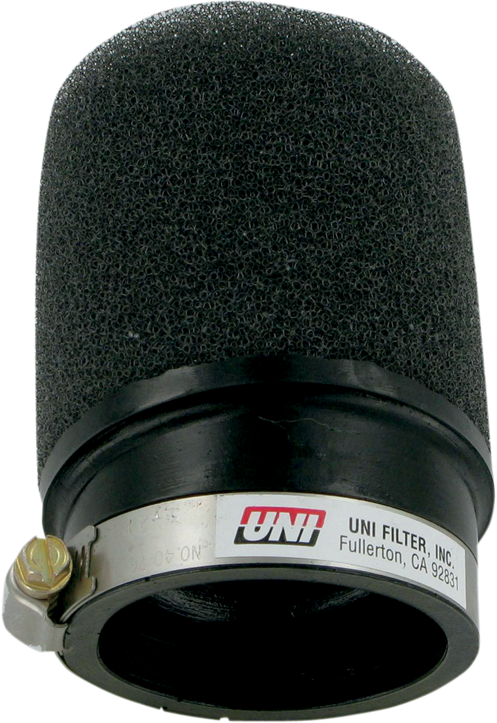 UNI FILTER Snowmobile Pod Air Filter - Angled - 2-1/2" ID UP-4245SA