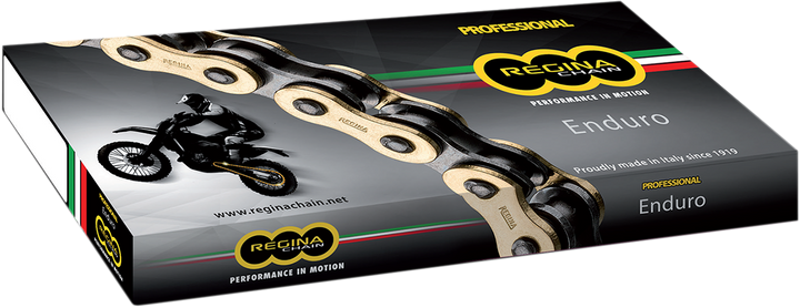 REGINA 525 ZRE Gold Drive Chain, 120 Links, Part Number 137ZRE/016