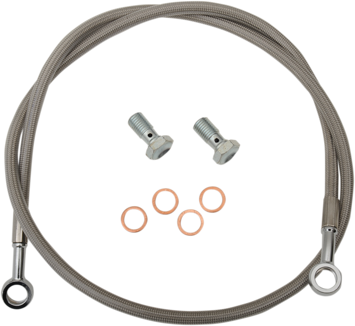 PARTS UNLIMITED +6" Brake Line - 37" - Polaris/Yamaha YAM-001-6