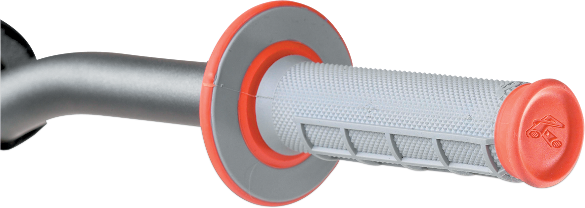 Renthal G155 Off-Road Dual-Compound Twist-Throttle Grips, Orange