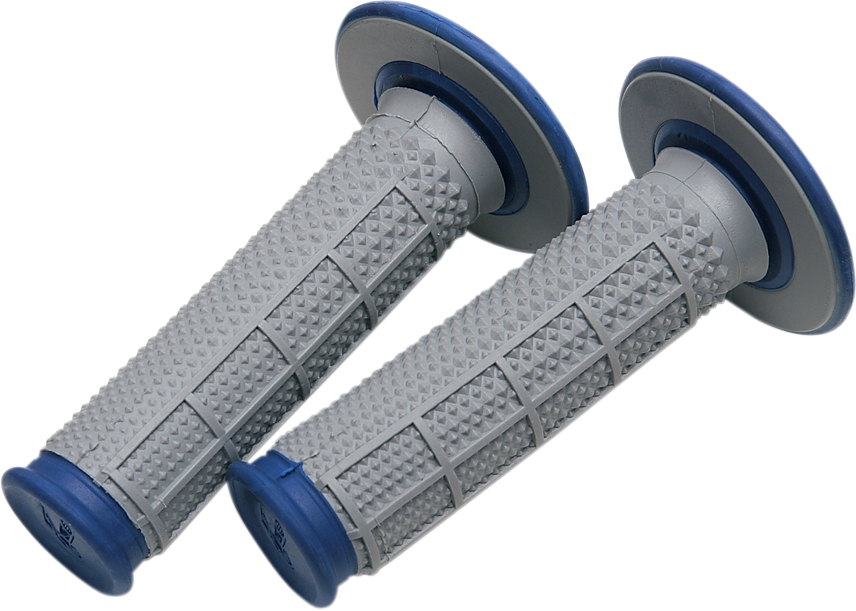 Renthal G162 Tapered Dual-Compound Grips, Blue, for Twist Throttle