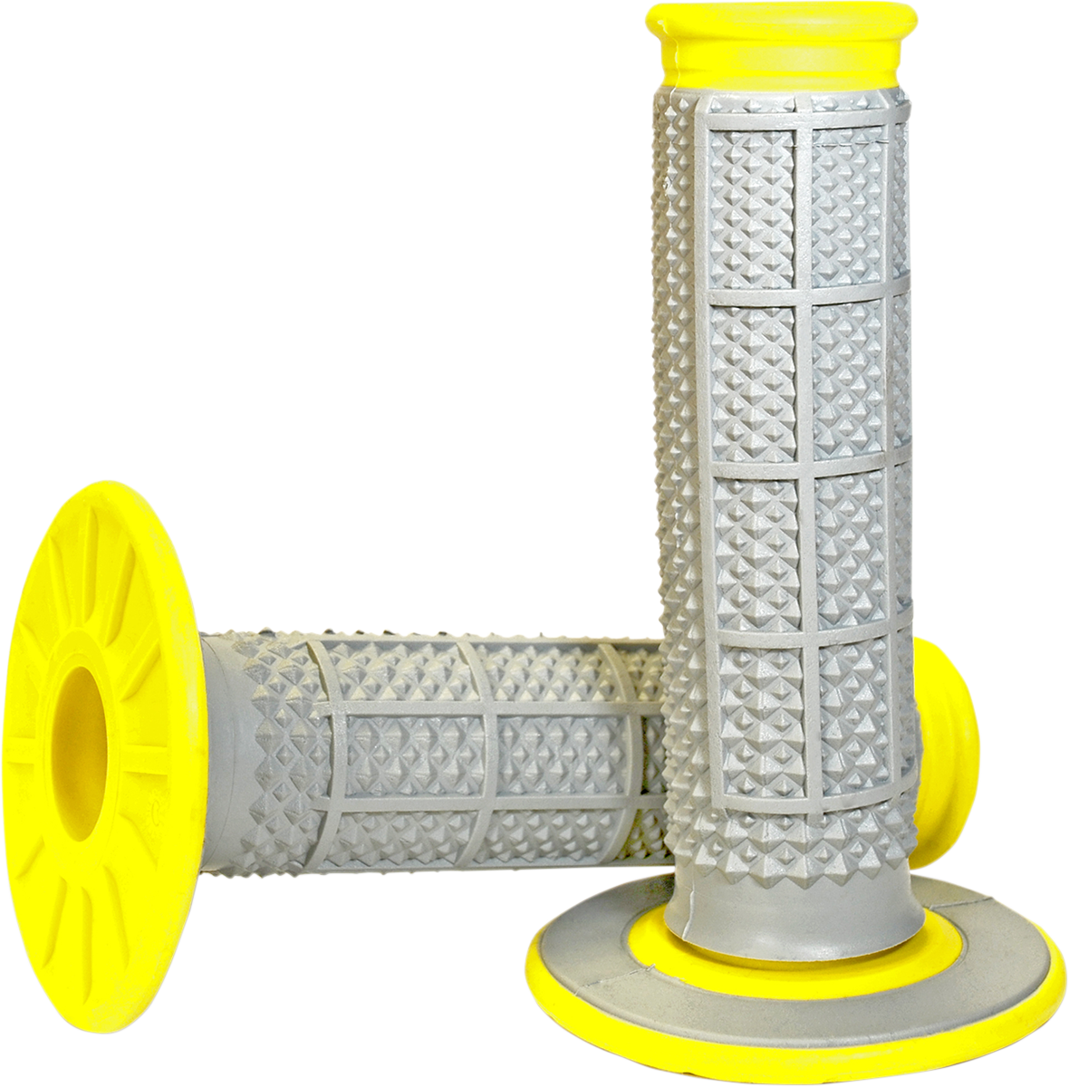 Renthal G194 Tapered Dual-Compound Grips for Twist Throttle, Yellow